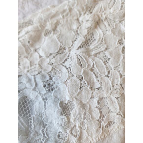 Bellambra Italy 100% Linen blouse Sz Small Open Front Shirt Lace Trim Shacket - Picture 7 of 10